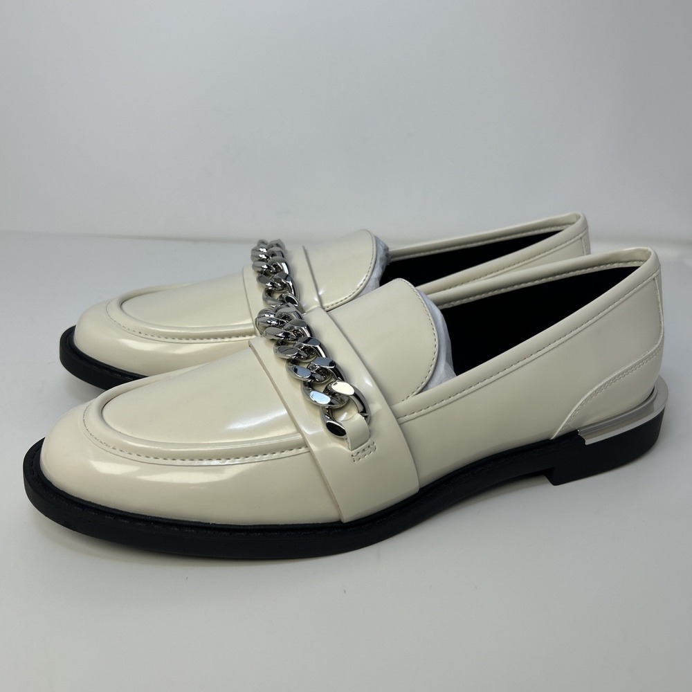 DKNY Ryleigh Chain Loafers Size 11 Women's Shoes Coconut New In Box‎ NIB